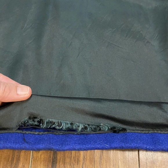 Vtg DeLong St Bernard Parish 1976 Letterman Varsity Jacket Leather Wool Mens Sm - Picture 7 of 12